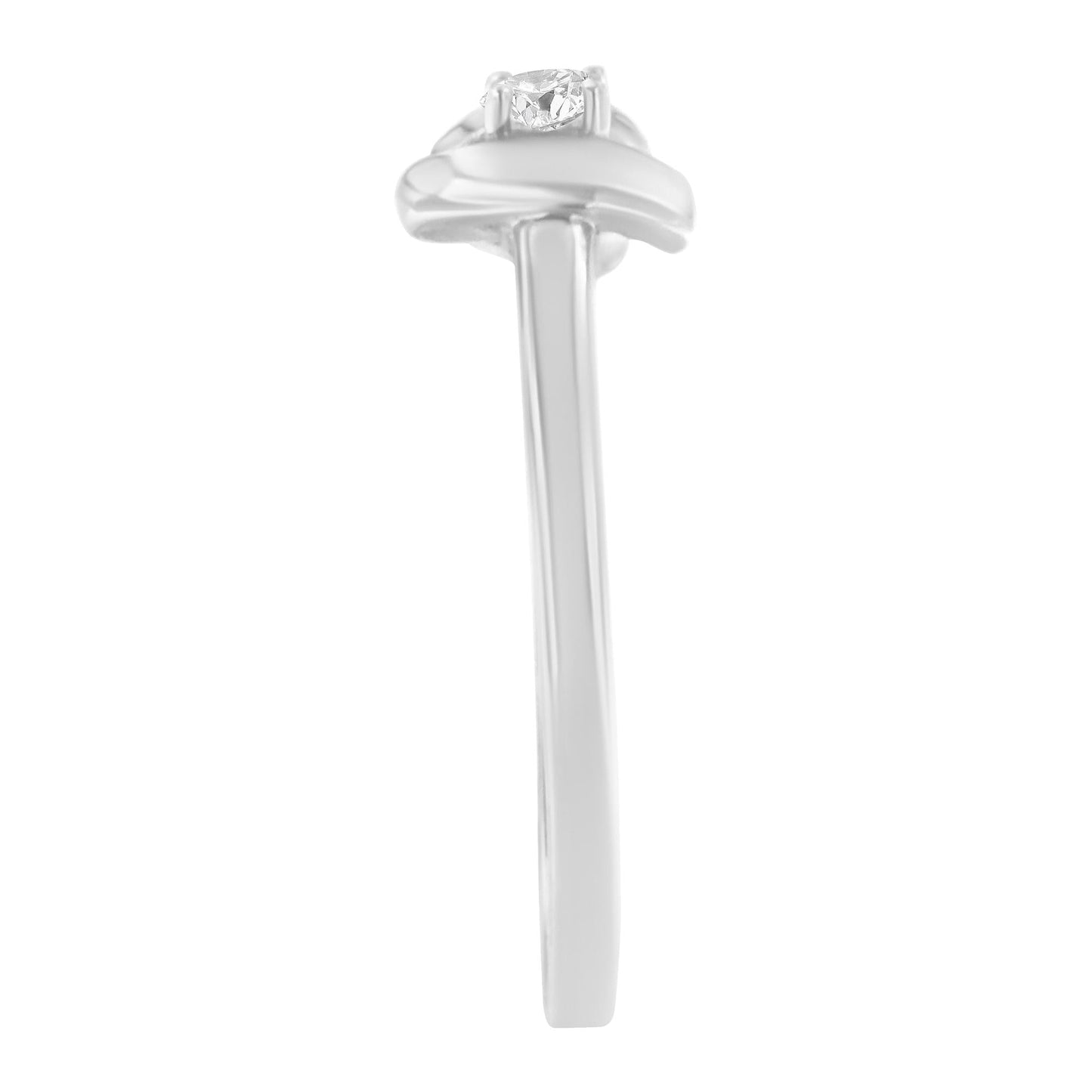 10K White Gold Diamond Promise Ring (1/10 Cttw, H-I Color, SI2-I1